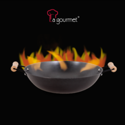 Chảo gang La gourmet 2 tay cầm