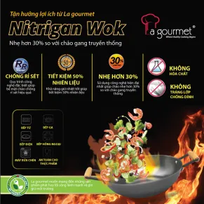 Chảo gang la gourmet