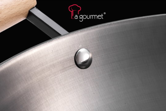 Chảo gang La gourmet 2 tay cầm