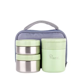 Bộ hộp cơm giữ nhiệt La gourmet - Spring Collection (Xanh Mint) - 395870