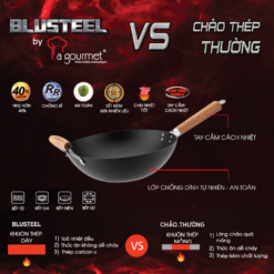 chảo théo Bluesteel La gourmet