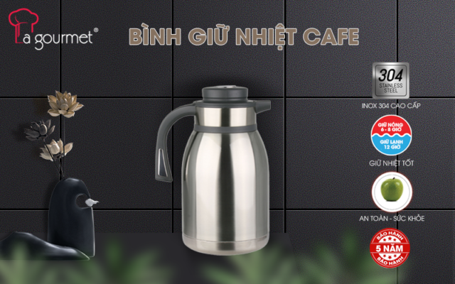 Bình giữ nhiệt cafe La gourmet – Phát mê các tín đồ cafe nơi công sở