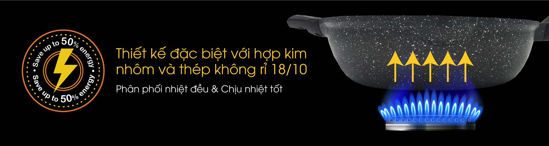 Chảo vân đá chống dính Shogun Miwa