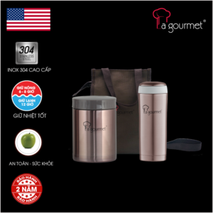 Bộ hộp giữ nhiệt La Gourmet Sakura 380ml & 580ml - 302595