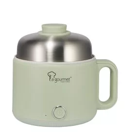 Nồi đa năng điện 1,6L La Gourmet – Ceramic coating kèm xửng hấp (màu Mint Green)