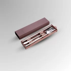 Bộ dao muỗng nĩa La gourmet Seoul 3 món (Hồng) – 398581