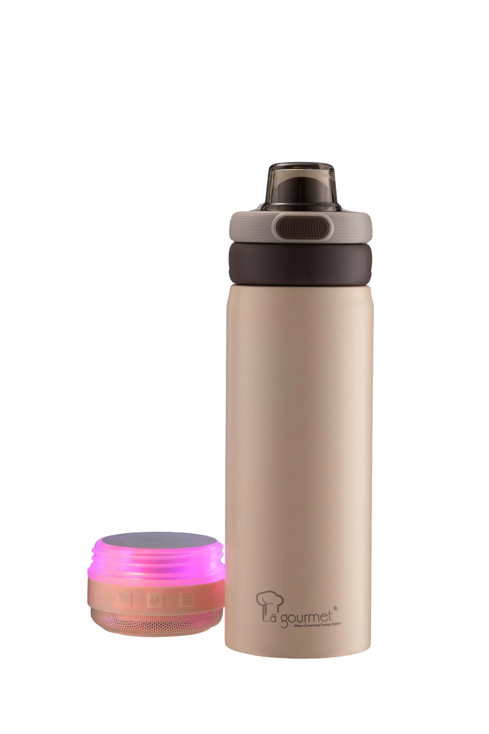 La gourmet Hydrotune 500ml Thermal Bottle - Milk Tea A2