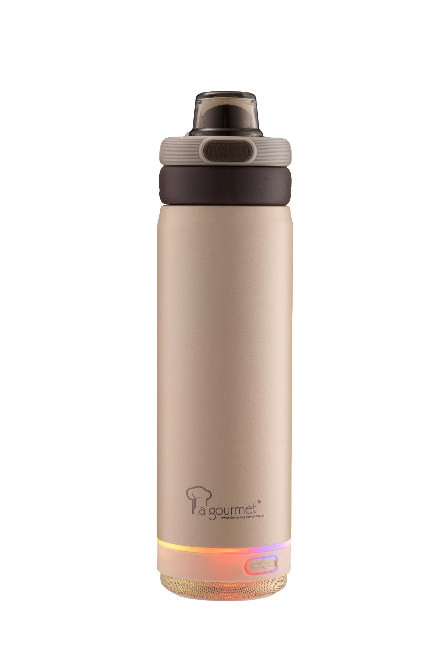 La gourmet Hydrotune 500ml Thermal Bottle - Milk Tea
